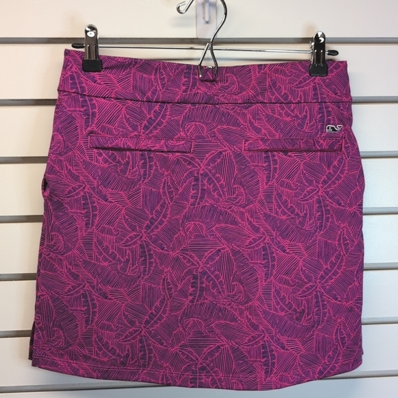 Vineyard Vines Linear Tropic Golf/Tennis Skort Size XXS - Picture 3 of 6